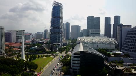 Luftaufnahme-der-Innenstadt-von-Singapur