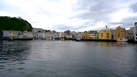 Aksla-at-the-city-of-Alesund-,-Norway