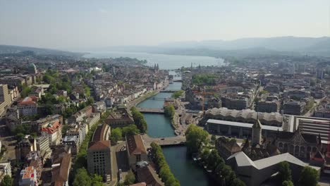 sunny-sky-zurich-cityscape-center-river-aerial-panorama-4k-switzerland