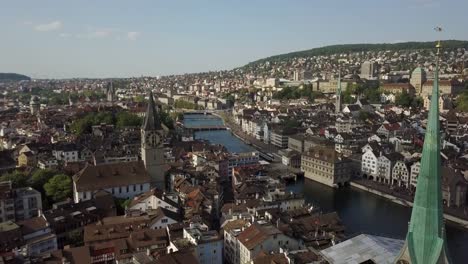 sunny-day-zurich-center-famous-central-district-riverside-aerial-panorama-4k-switzerland