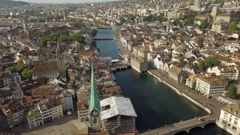 sunny-day-zurich-city-center-river-aerial-panorama-4k-switzerland