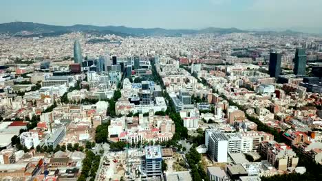 Moderno-paisaje-urbano-de-Barcelona