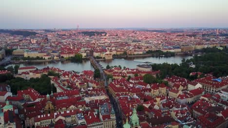 Beautiful-panoramic-aerial-view-of-the-Prague-city-from-above