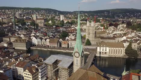 sunny-day-zurich-center-famous-central-district-riverside-aerial-panorama-4k-switzerland