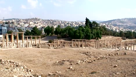 Foro-de-Jerash,-Jordania