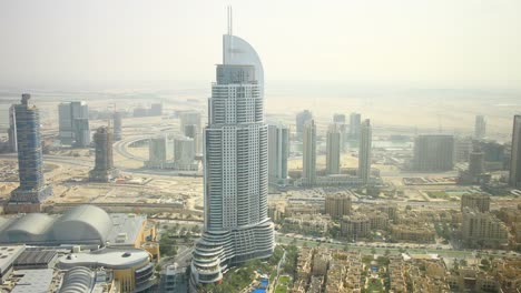 Höchste-Blick-auf-dubai-berühmten-hotel-Zeitraffer