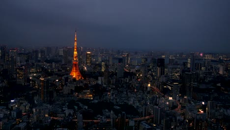 video-4-de-k-de-la-torre-de-Tokio