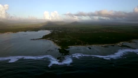 Mauritius-Island,-aerial-view