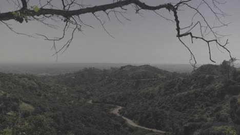 Griffith-Park-Bergblick,-Los-Angeles