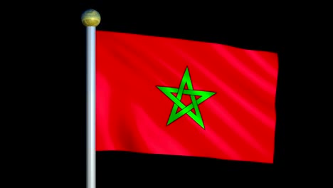 Large-Looping-Animated-Flag-of-Morocco