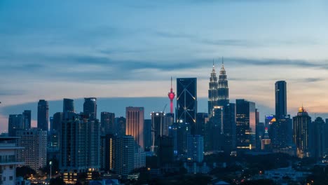 Time-Lapse---Day-to-Night/Sunset-at-Kuala-Lumpur-City.