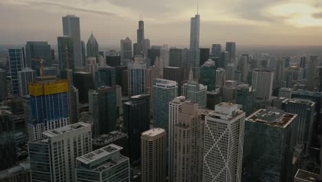 Skyline-von-Chicago---Luftbild