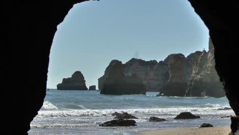 Algarve-coast-at-Lagos-Portugal