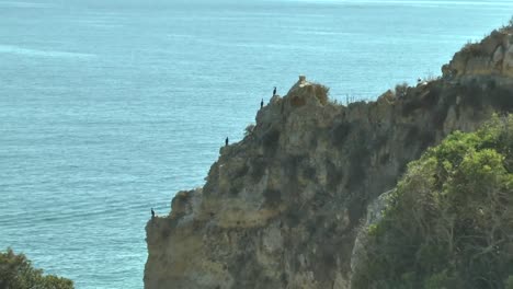 Die-Küste-der-Algarve-in-Lagos-Portugal