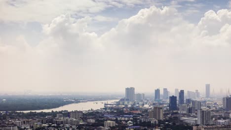 Die-Unsicherheit-des-Geschäfts---Bangkok-stürmischen-Timelapse