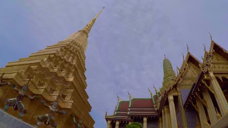 Tiempo-lapso-Wat-Phra-Kaew-(Buda-del-templo-de-Esmeralda)-Bangkok,-Tailandia