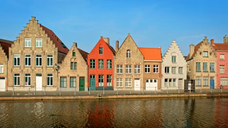 Ansicht-von-Brügge,-Belgien