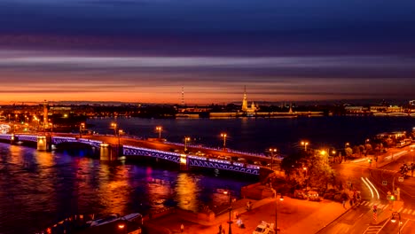 Fotografía-Time-lapse-de-San-Petersburgo,-monumentos-de-la-ciudad