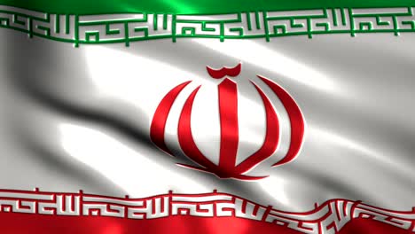 Flagge-des-Iran,-Asien