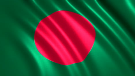 4-k-Fahne-von-Bangladesch,-Asien