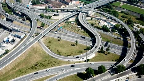 intercambio-de-la-carretera-de-alto-nivel-en-Barcelona