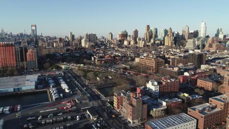 Aerial-of-Gowanus,-Brooklyn