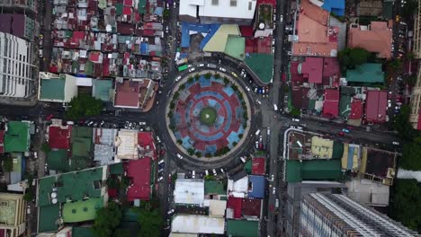 Aerial-of-Manila,-Philippines