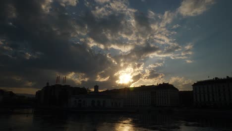 sunset-sky-geneva-city-lakeside-bay-slow-motion-panorama-4k-switzerland