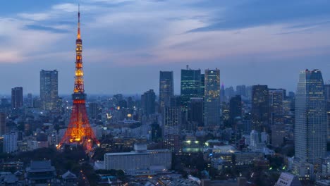 Time-Lapse-de-Tokyo-Cityskyline-en-Japón.