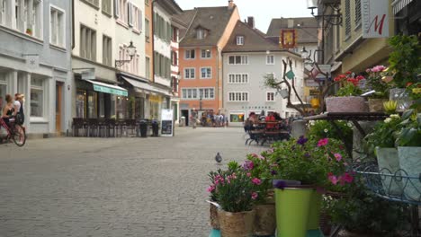 day-time-winterthur-city-famous-pedestrian-street-slow-motion-panorama-4k-switzerland