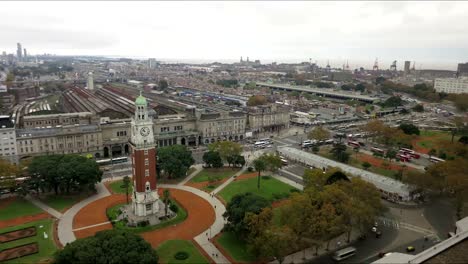 Argentinien-clock-tower-sunset-time-lapse