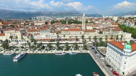 Vista-aérea-de-Split,-Croacia