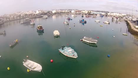 Aerial-from-the-harbor-in-Lagos-Algarve-Portugal