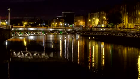 The-beautiful-nightscape-of-the-city-of-Dublin