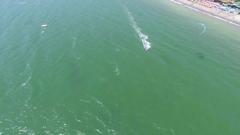 Kite-Boarding-Aerial-View-Fethiye-Turkey