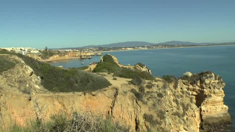 Die-Küste-der-Algarve-in-Lagos-Portugal