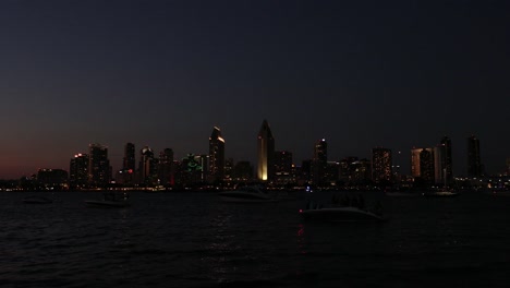 Cityscape-of-San-Diego-downtown,-California,-USA