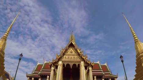 Tiempo-lapso-Wat-Phra-Kaew-(Buda-del-templo-de-Esmeralda)-Bangkok,-Tailandia