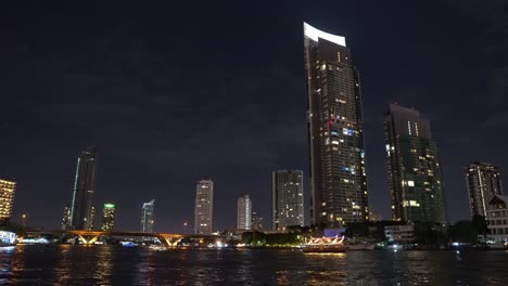 metropolis-with-skyscrapers-at-night.-office-corporate-buildings