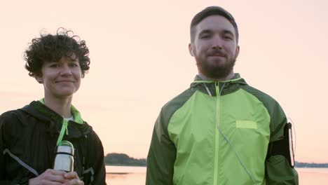 Portrait-of-Athletic-Couple-before-Morning-Run