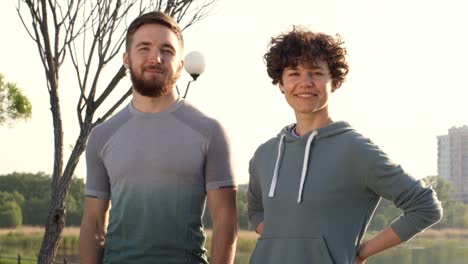 Portrait-of-Sporty-Couple-Outdoors