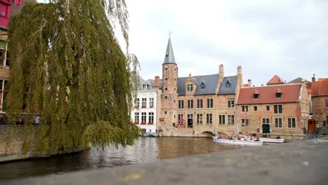 Vista-del-Brujas-de-Bélgica-de-la-ciudad