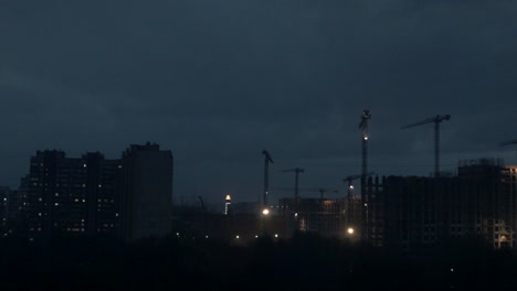 Bau-Regen-Nacht