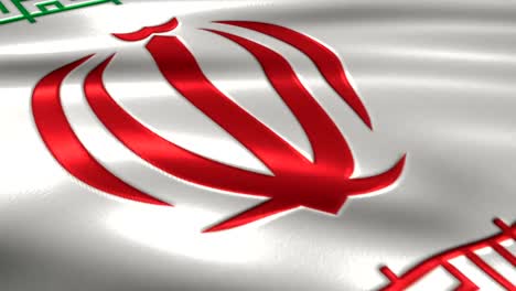 Flagge-des-Iran,-Asien