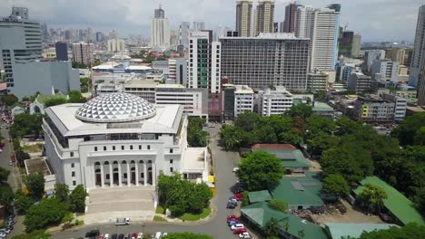 Aerial-of-Manila,-Philippines