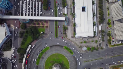 Aerial-of-Manila,-Philippines