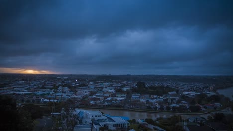 Einbruch-der-Dunkelheit-in-Whanganui-Neuseeland