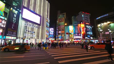 Zeitraffer-Ximending-Straßenmarkt-ist-beliebter-Ort-für-sightseeing