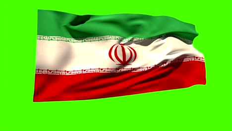 Iran-Flagge-weht-im-Wind