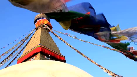 Boudhanath-Buddhist-Temple,-Nepal